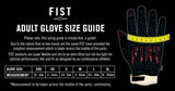 RonnieMac Ride Fast Gloves Adult Size Chart