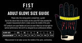 RonnieMac Ride Fast Gloves Adult Size Chart