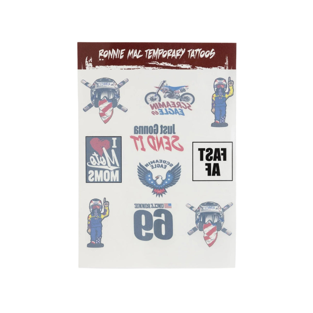 RonnieMac Temporary Tattoos