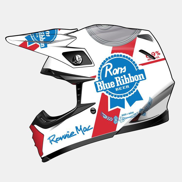 Dirt Bike Helmet Graphics Kit