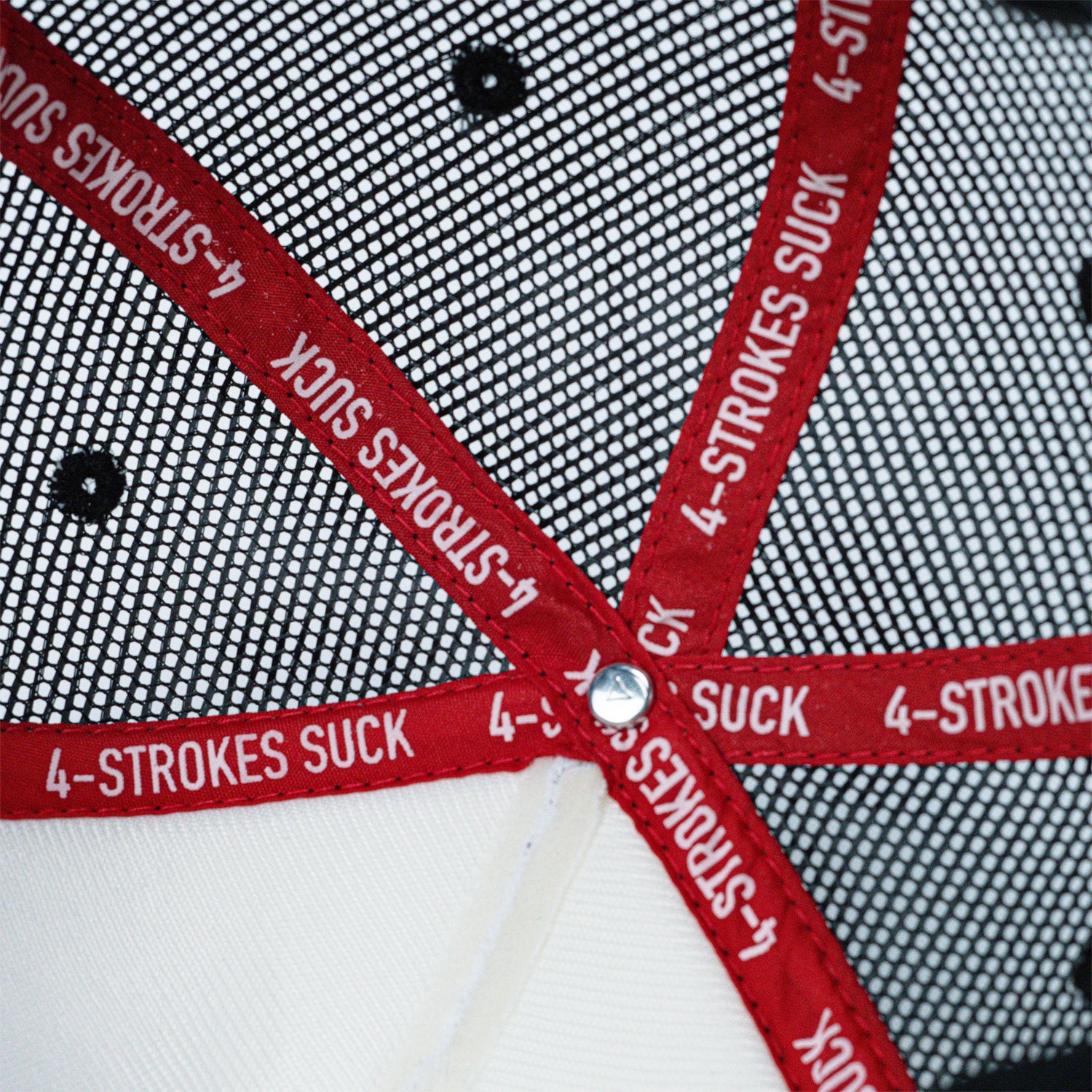 RonnieMac - Crossbones Mesh Hat - 4-Strokes Suck Tape